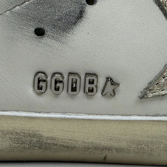 Golden Goose Superstar Leather Sneakers with Metallic Gold 39 8.5 / 8 - Worn 1X - Picture 7 of 16